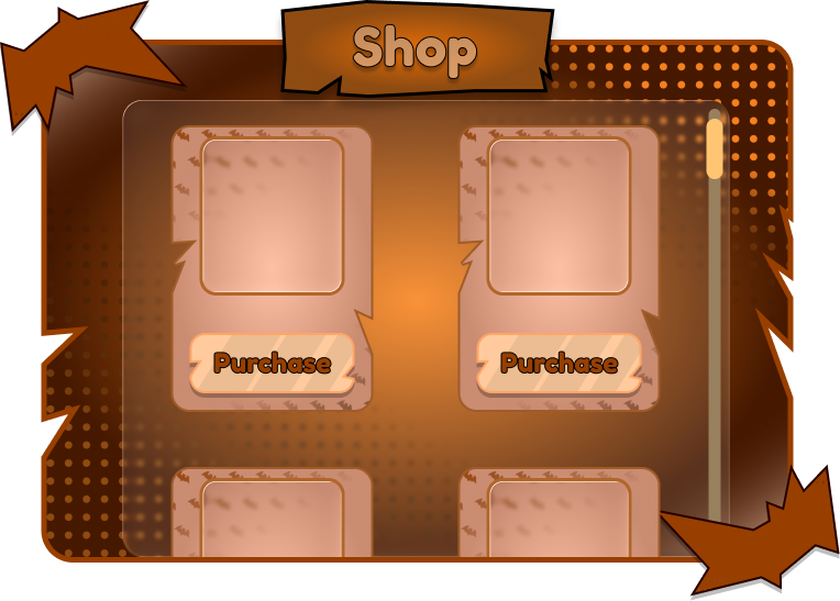 Halloween Shop UI